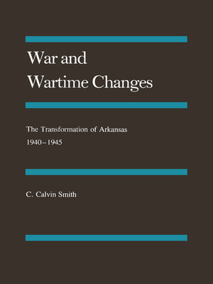 cover image of War and Wartime Changes